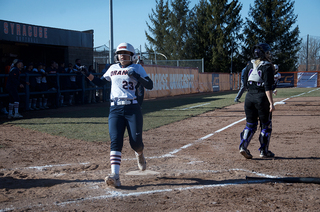 The Orange didn't score in the first two innings in its first game, but scored nine in the next two.